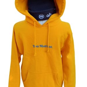 - DEMETRIUS HARMON SZ S "YOU MATTER" EMBROIDERED HOODIE SWEATSHIRT LN